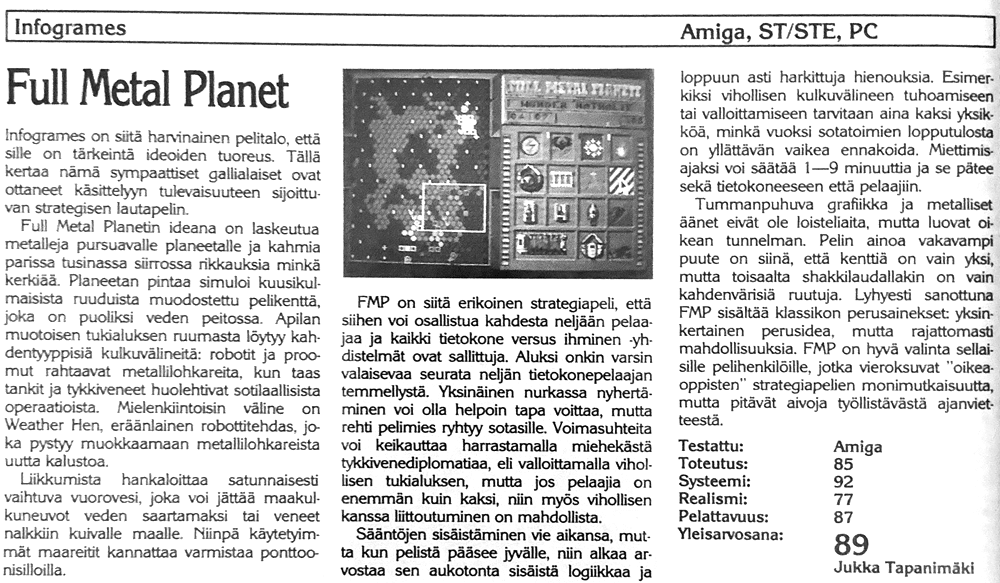 Full Metal Planet